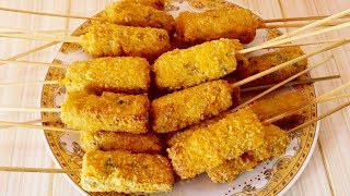 Sumpah Ini Enak Banget Sate Nugget Mie Ini Bisa Buat Jajanan Anak Sekolah
