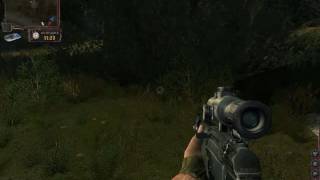 Walkthrough S.T.A.L.K.E.R. Lost alpha. Темная лощина дойти до ж д тоннеля. #10