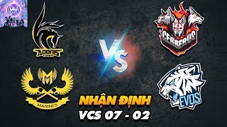 NHẬN ĐỊNH VCS MÙA XUÂN 2020 (7/2): CES vs VGA - EVS vs GAM!