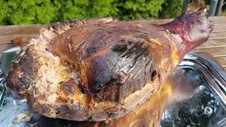КОПТИМ НОГУ ЦЕЛИКОМ  14 КГ (свинина)