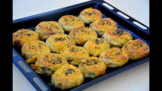 Sodalı Ispanaklı Çıtır Gül  Börek Nasıl Yapılır( Çay Soframın En Sevilen Tariflerinden)