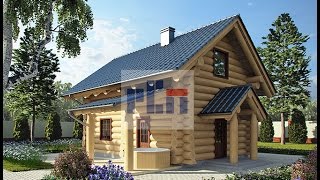 Проект за 1000 рублей. Дом баня "Австрия", 6х8м, 102 м2.