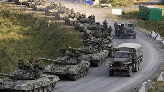 Колонна военной техники под Одессой ( A column of military vehicles near Odessa )