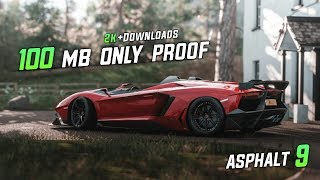 Asphalt 9 Highly Compressed For Android | With Gameplay Proof | Ft. Rj Gamers