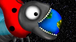 БОЖЬЯ КОРОВКА и Кид #25 Гигантский жучок в Tasty Planet Forever съел планету Земля на крутилкины