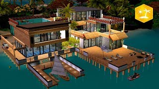 Luxury house // Speed build - Sims 4 îles paradisiaques (No CC)