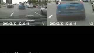Видеорегистратор-зеркало iDVR-005CH (дневная съемка)