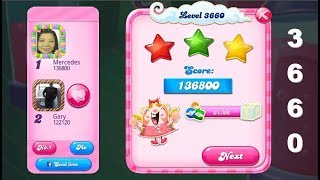 Candy Crush Saga 3660   |   3-Star ⭐⭐⭐   |   ONE TRY   |   FUN LEVEL