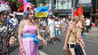 Гей парад в Берлине 2016 Россия Украина
