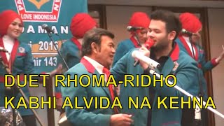 RIDHO RHOMA DUET RHOMA IRAMA, LAGU KABHI AVIDA NA KEHNA