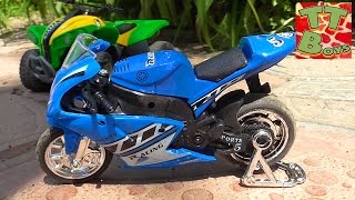 BRUDER Квадроцикл. Игорек собирает Спортивный Мотоцикл. Игрушки для детей. Yamaha Sport Bike