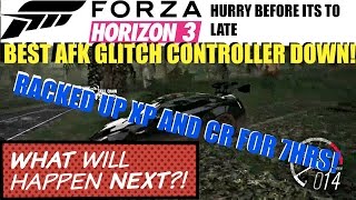 NOT PATCHED FORZA HORIZON 3 AFK GLITCH FOR XP AND MONEY!!!
