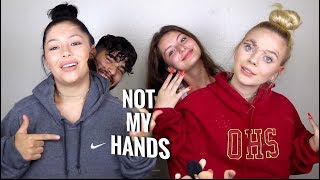 NOT MY HANDS CHALLENGE with Daisy Marquez, Alex Juarez, and Shelby Triglia!!