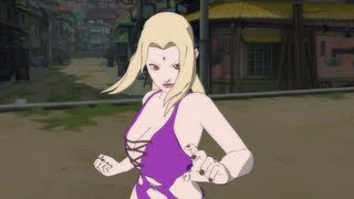 Naruto Ultimate Ninja Storm 3 - Swimsuit Tsunade DLC Gameplay [PS3]