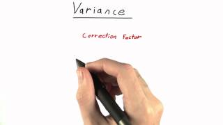 Variance Correction - Intro to Statistics