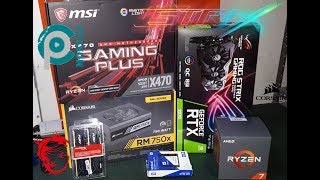 RTX2070 / RYZEN 7 2700X / X470 GAMING PLUS  PC MONTAJ
