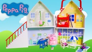 Peppa Pig Holiday Sunshine Villa Playset - Toy Review