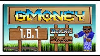 Обзор плагина: gMoney Minecraft 1.8.1