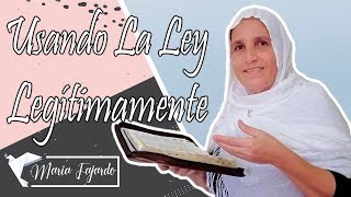 Usando La Ley Legítimamente | María Fajardo | Transmisión Del Martes (21-01-2020)