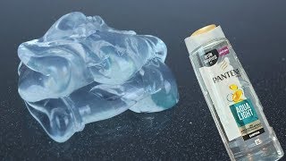 SLIME OHNE KLEBER ?2 Zutaten Klarer Schleim mit Shampoo und Spülmittel