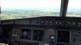A320 cockpit take-off and landing
