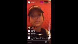 Rihanna Watching Bates Motel | IG LIVE (Marion Crane)