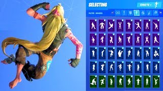 BUNKER JONESY SKIN SHOWCASE WITH ALL FORTNITE DANCES & EMOTES