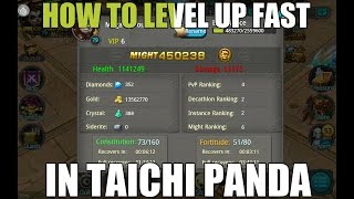 Taichi Panda | How to Level Up Fast!
