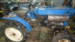 Мини трактор iseki 1500, ремонт двигателя(часть№12)