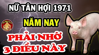 Thời Vận Đã Đến Tân Hợi 1971 Nữ Mạng Có Nắm Bắt Được Hay Không?