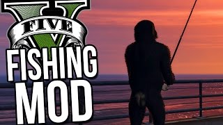 GTA 5 PC Mods - ABSOLUTE HILARITY! -  Fishing Mod, Fun Vehicles - GTA 5 Funny Moments