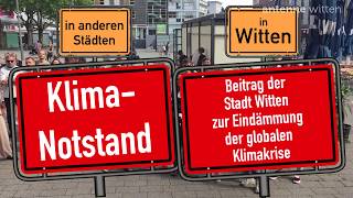 Klimanotstand heißt in Witten: Beitrag zur Eindämmung der globalen Klimakrise
