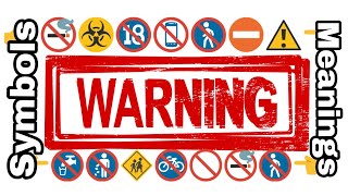 Learn Warning Symbols, Learn Emoji Meaning in Hindi, Driving Symbols And Meaning - Anas Ikhteyar