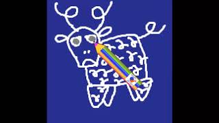 как нарисовать прикольного кучерявого баранчика. curley-haited ram drawing :)