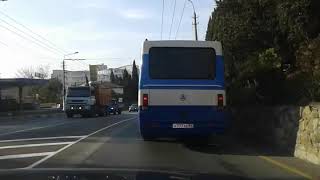 Крым осенний! Трасса Алушта  -  Ялта  - 15 ноября 2019 года.