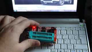 Demostración de Programador EEPROM AVR MCU MPU SP200SE USB