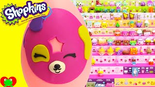 Shopkins Dolly Donut Play Doh Surprise Egg and Limited Edition Hunt