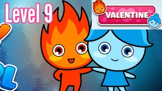 LuckyBoy And PrettyGirl Level 9 Valentine Android Crystal Temple Maze Walkthrough