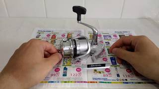 Видеообзор катушки Daiwa Sweepfire E 2500 по заказу Fmagazin. Разбор и замена втулок на подшипники.