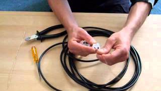How to make an easy TV aerial - Part 2 - Making the aerial.
