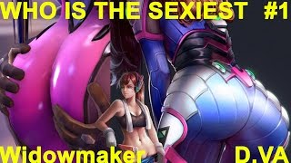 D.Va VS Widowmaker - Who Is The Sexiest Overwatch Female - Episode 1