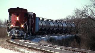 CN 2288 East, Long Hood Forward on 12-13-2010