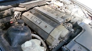 Снятие поддона BMW e36 мотор M50  (Давление масла)
