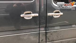 Хром накладки на ручки Volkswagen LT35 1996-2006 / Хром ручки Фольксваген ЛТ35 / Тюнинг и запчасти