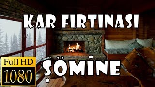 ? Şömine Ateşi ? ve ❄️ Kar Fırtınası ❄️