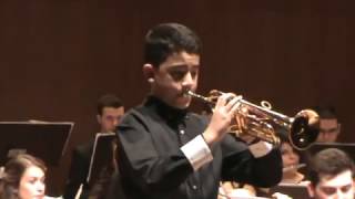 Kayra Yavuz plays Schelokov Child Concerto for Trumpet & Orchestra