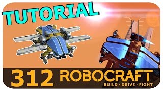 Robocraft Tutorial Tier 8 Plasma Hover Flyer Bomber - Let's Build