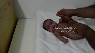 Semiología del neonato- Maniobra  talón oreja