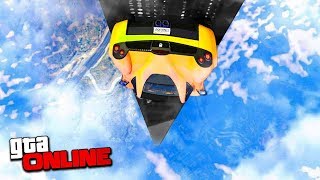 ЭТО НЕВОЗМОЖНО! САМЫЙ НЕРЕАЛЬНЫЙ СПУСК ВНИЗ СО СКОРОСТЬЮ 578 КМ/Ч ПО УЗКОЙ ТРОПЕ В GTA 5 ONLINE