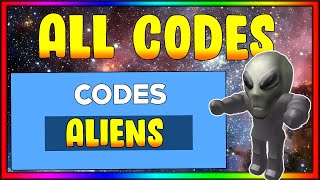 ALL NEW ALIEN SIMULATOR CODES (Roblox Codes)